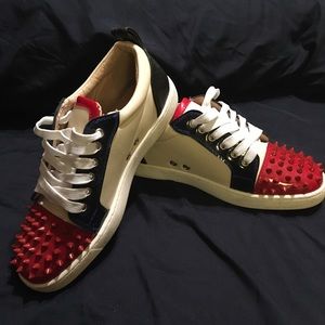Christian Louboutin sneakers size 39 or 8 1/2.